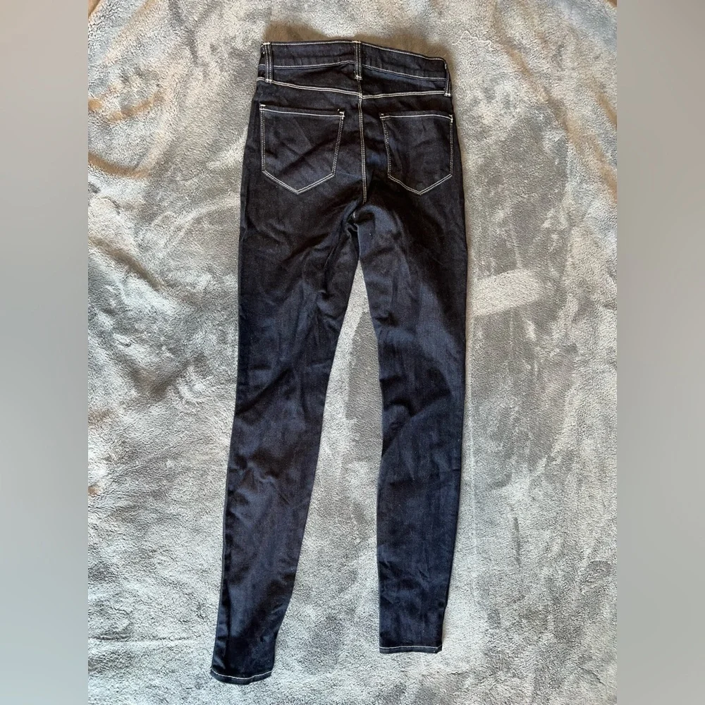 New L'agence Womens Jeans Blue Margot Skinny Dark Vintage Wash - Picture 5 of 5